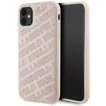 Karl Lagerfeld KLHCN61PQKPMP iPhone 11 / Xr 6.1" roosa hardcase Quilted K Pattern