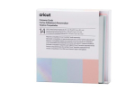 Cricut Pastel Sampler l&otilde;igatav kaardikomplekt valge valge helisev sinine h&otilde;be matt holograafiline tulbipulbrisinine