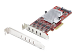 StarTech.com 4-Port USB Type-C PCIe kaart, USB-C 10Gb, 4x Kontrollerid, TAA USB Adapter PCI Express 3.0 x4 10Gbps