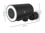 Nedis SmartLife Outdoor V&otilde;rgu j&auml;lgimise kaamera 3840 x 2160