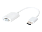 LogiLink DisplayPort mees HD-15 (VGA) emas adapter 15 cm valge
