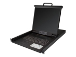 StarTech.com reaga VGA KVM konsoolil - 19-tolline LCD-ekraan - 1U VGA KVM konsool - kaablid ja kinnitusvarustus (RKCONS1908K) KVM-k