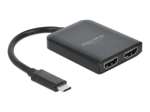 Delock 20cm Black Video Adapter