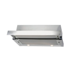 CATA Hood TF 2003 Duralum 600 Telescopic Energy efficiency class C Width 60 cm 390 m&sup3;/h Mechanical control LED Stainless steel