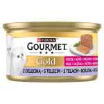 PURINA Gourmet Gold Kitten Veal mousse - m&auml;rgkassitoit - 85g