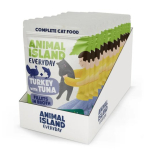 ANIMAL ISLAND Kalkun tuunikalaga fileed puljongis - niiske kassitoit - 12x85g