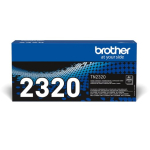 Brother TN-2320 originaal must tonerkassett (1 tk)