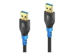 PureLink FlexInstall seeria USB 3.2 Gen 1x1 USB kaabel, must