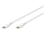 Digitus Silikoon &uuml;henduskaabel AK-300341-020-W USB-C kuni USB-C