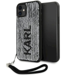 Karl Lagerfeld KLHCN61PSQRKS hardcase Sequins Cord iPhone 11/Xr 6,1" jaoks / h&otilde;bedane
