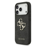 Guess PU 4G Metal Logo Kaitseklaas iPhone 18 Pro jaoks / Hall