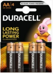Duracell AA MN1500 aluseline LR6 1.5V patareid 4tk