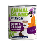 ANIMAL ISLAND Everyday Turkey and rabbit - niisked koera toidud - 800g