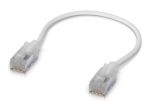 Ubiquiti UniFi CAT 6a Eraldatud 15cm Patch Kaabel Valge