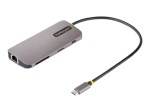 StarTech.com USB C mitmikportide adapter, 4K 60Hz HDMI video, 3 Pt 5Gbps USB-A hub, 100W tootekohale edasiandmine, GbE, SD/MicroSD, USB Type-C mini