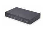 StarTech.com 4-Port KM Switch with Mouse Roaming, USB Switch for Keyboard/Mouse, 3.5mm and USB Audio, Peripheral Sharing for 4 Computers, USB 3.0 S