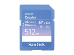 SanDisk Creator SDXC UHS-II m&auml;lukaart 512GB 280MB/s