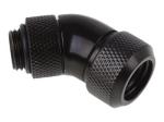Alphacool Ice Spike 13 mm HardTube Kompressiooni Liitmine 45&deg; P&ouml;&ouml;rduv G1/4 Vedela Jahutuskompressiooni Nurk Liitmine 1-komplekt Must