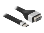 DeLOCK Adapter 24 Pin USB-C Isend -> 15 Pin HD D-Sub (HD-15) Isend 13 cm Must H&otilde;bedane