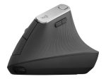 Logitech Ergonoomiline Hiir MX VERTICAL Juhtmevaba USB, Bluetooth Graniit