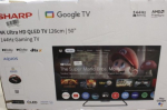 SALE OUT. Sharp 50HR7265E 50" (126cm) QLED 144Hz 4K Ultra HD Google TV, Dolby Vision, Dolby Atmos, Central Stand SALE OUT. Sharp 50HR7265E 50 Smart
