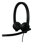 Logitech H570e Stereo MS Teams Wired Headset USB-A, Black