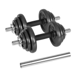 REBEL ACTIVE Reguleeritavad hantlid kohvitis 20 kg varrasega