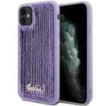 Guess GUHCN61PSFDGSU Sequin Script Metal k&otilde;va&uuml;mbris iPhone 11 / Xr 6.1" jaoks / lilla
