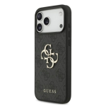 Guess PU 4G Metal Logo Kaitseklaas iPhone 18 Pro Max jaoks / Hall
