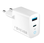 Forever TC-06 GaN laadija PD / QC / 1x USB-C / 1x USB / 20W