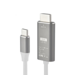 RoGer FT-H05 USB-C kuni HDMI UltraHD 4K@30Hz kaabel 2m / valge