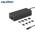 Qoltec 50012 Universaalne 90W (Max 4.75A) AC Automaatne S&uuml;learvuti Laadija koos 8 pistikuga Must