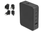 DeLOCK 145Watt toiteadapter 3xUSB-C + 1xUSB-A