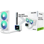 Asrock Challenger 240 Digitaalne ARGB Jahutuss&uuml;steem 1-pack White 120 mm