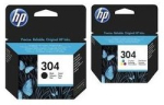 HP 304 Color (Cyan, Magenta, Yellow) Pigmented Black Ink 3JB05AE