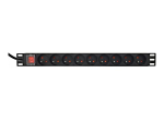 EnerGenie EG-PDU-9F2F 9-pistikuga 16A v&otilde;imsuse jaotusseade 2m must