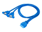 Akyga 65cm Sinine USB Adapter