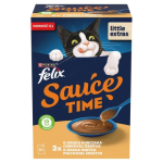PURINA Felix Sauce Time - m&auml;rgkassitoit - 6x40g