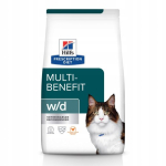 HILL'S PRESCRIPTION DIET Multi-Benefit Feline w/d Kuivkassitoit kana 3 kg