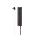 Hama 00223158 Smart Power Strip 6 AC Outlets / 1.4m / 3680W