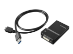 Lenovo USB 3.0 to DVI/VGA monitori adapter v&auml;line videoadapter