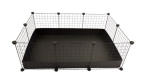 C&C Modulaarne Puur 3x2 110x75 cm Merissigadele, Ibit&scaron;idele, Must