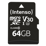 M&Auml;LU MICRO SDXC 64GB C10/W/ADAPTER 3433490 INTENSO