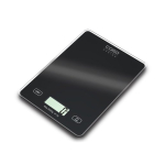 Caso Kitchen scale Slim Maximum weight (capacity) 5 kg Graduation 1 g Black