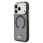 Lacoste PC/TPU Matt L&otilde;pp Kuldkirjaga Logo MagSafe Kaitse&uuml;mbris Apple iPhone 17 Pro jaoks