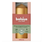 Bolsius Silinderk&uuml;&uuml;nal 120x58mm Gold