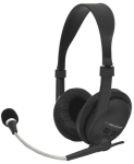 Esperanza EH115 headphones/headset Wired Head-band Calls/Music Black