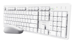 Trust Ody II Wireless US - komplekt (klaviatuur + hiir), valge