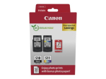 Canon PG-510/CL-511 Photo Paper Value Pack Black Color (Cyan, Magenta, Yellow) Ink/Paper Set