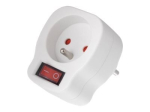 Maclean MCE13 1-Pin Surge Protector White